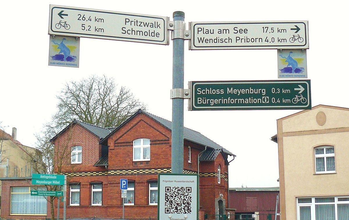 Meyenburg bike routes